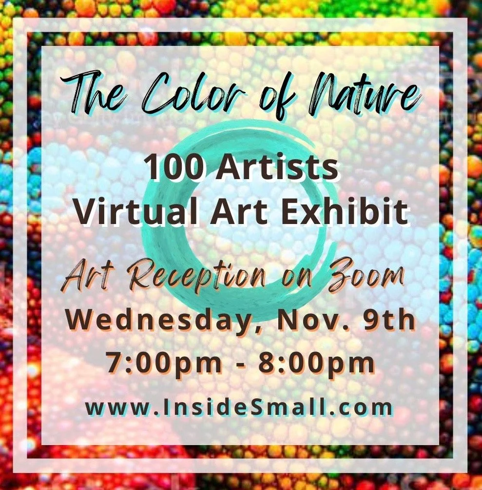 The Color of Nature 100 Artists Virtual Exhibit Art Reception on ZOOM