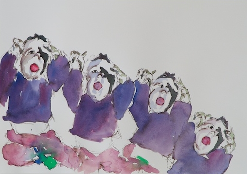 2014 WATER COLOR ON PAPER 30 x 21 CM