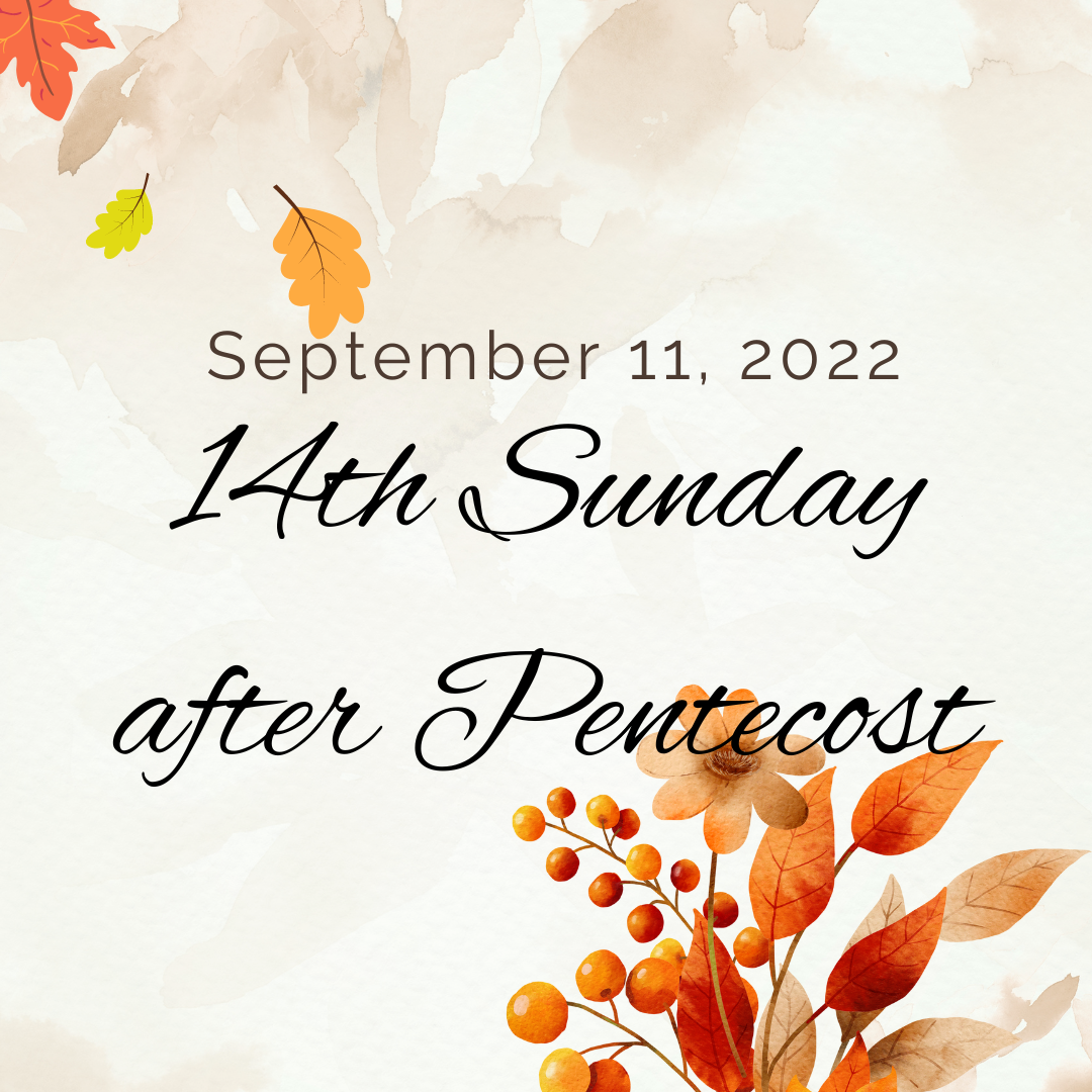 September 11, 2022 Sunday Worship  