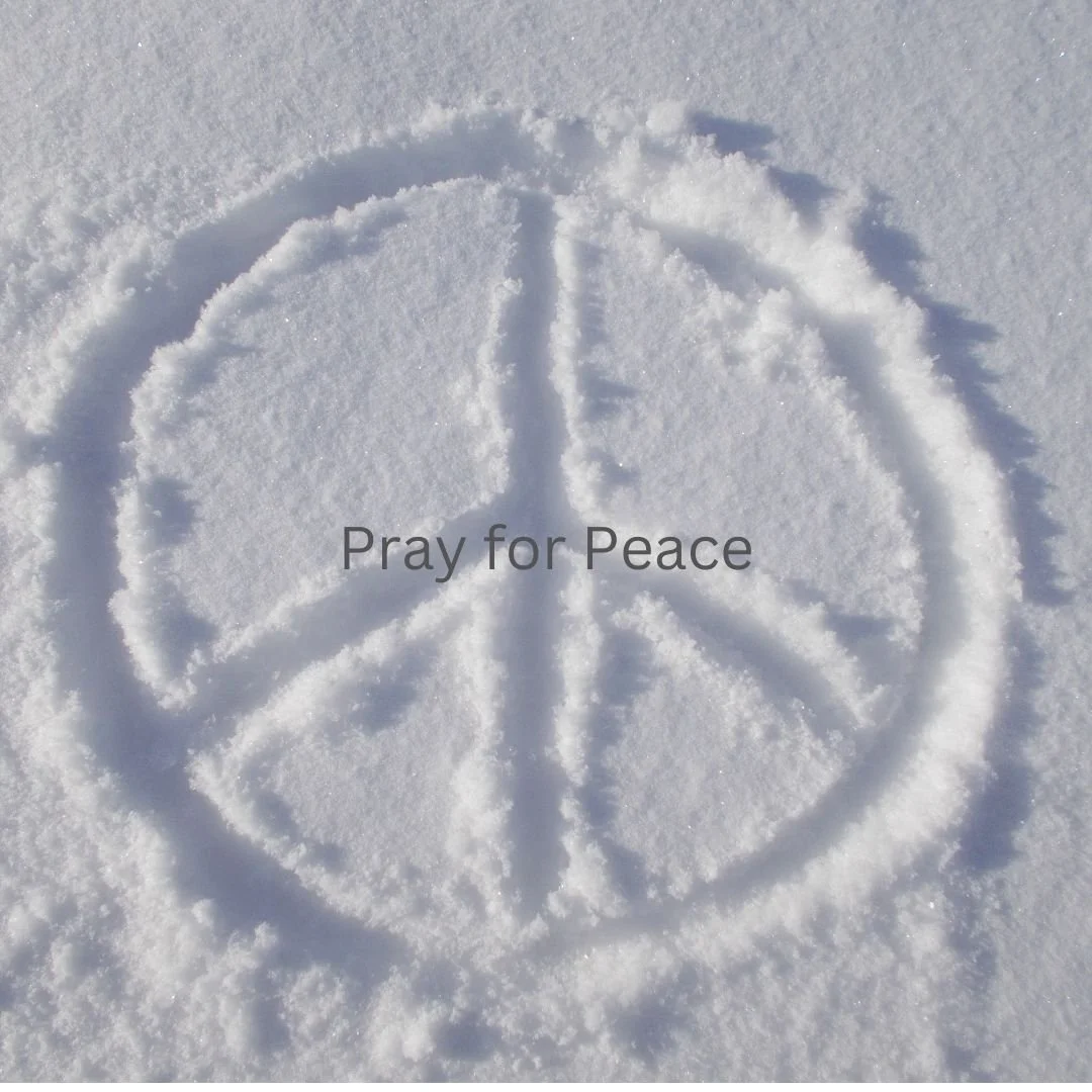 Newsletter: Pray for peace among all peoples