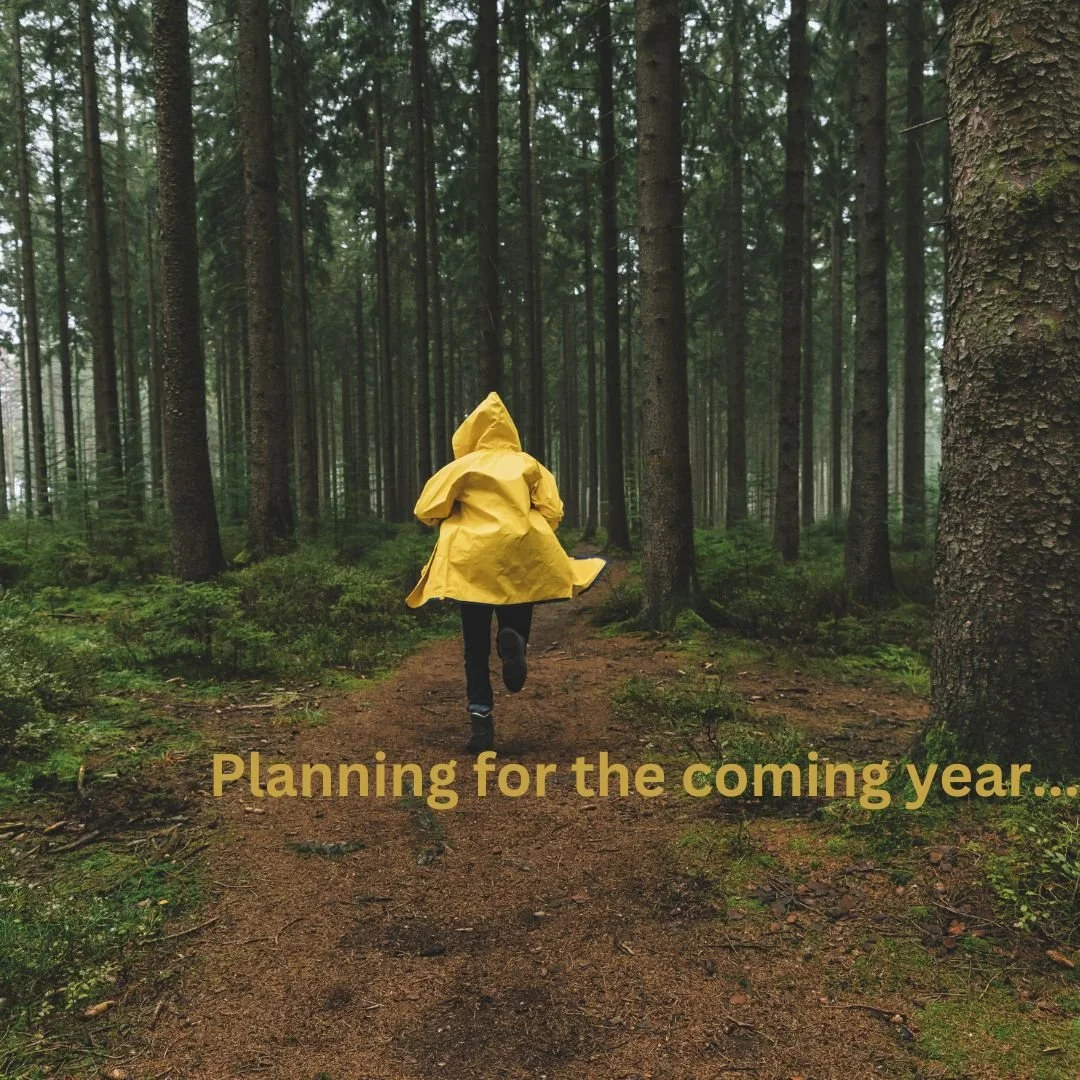 Newsletter: Planning for the coming year...