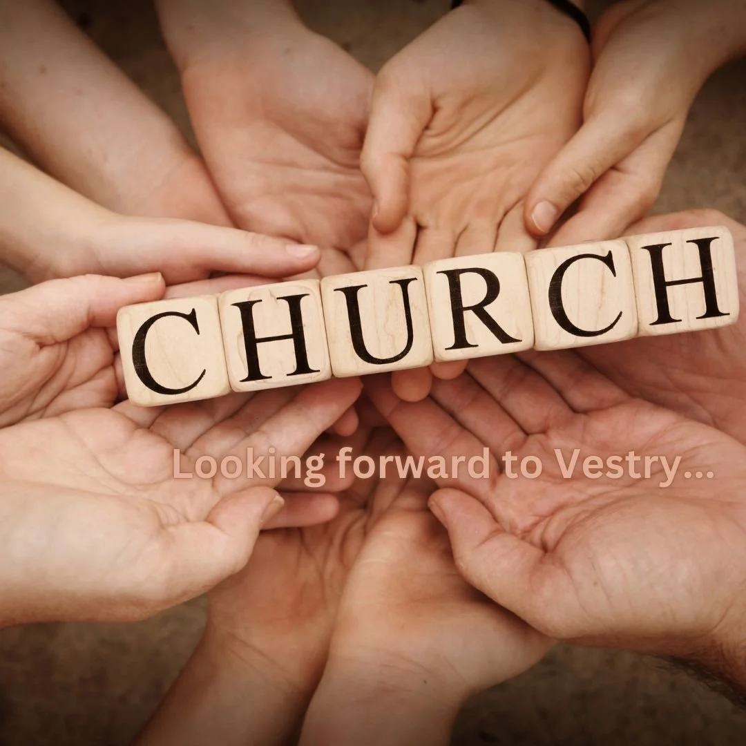 Newsletter: Looking forward to Vestry…