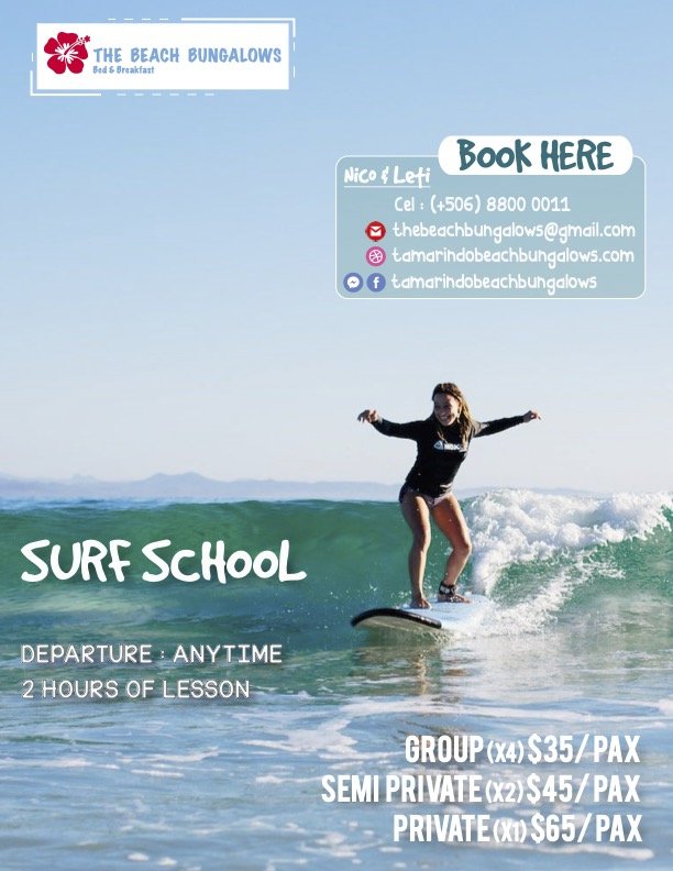   Tamarindo Surf Lessons  