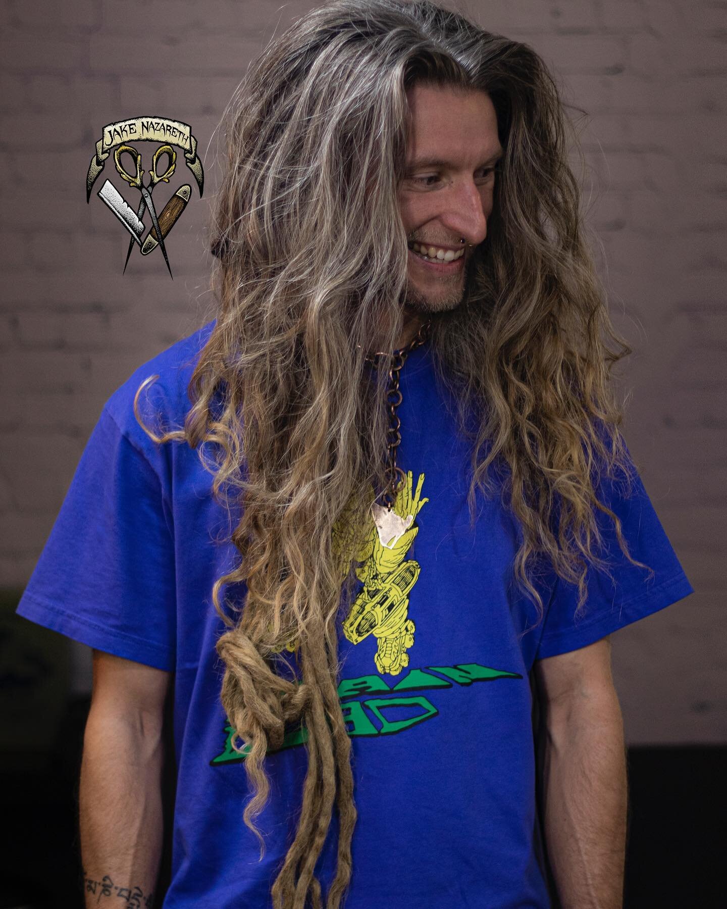 Jared is more innovating when it comes to hair than us professionals. As we were looking at the newest trends in Europe he looks at the hairstyles of native tribes. This cut was an 8 year transformation somewhere between a tribal hippy and a gothy mu