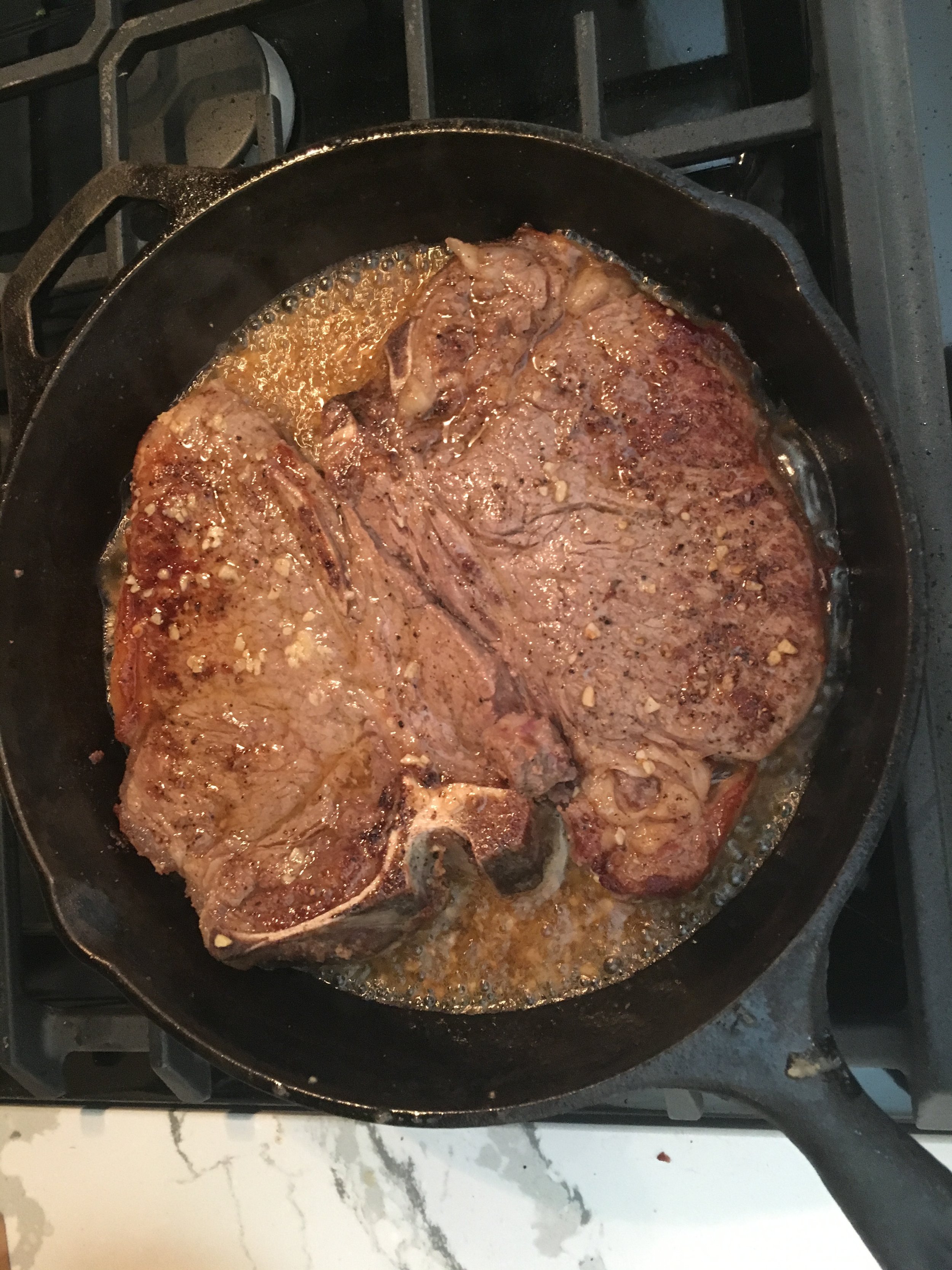 Quick Cast Iron T Bone Steak Crooked Creek Beef