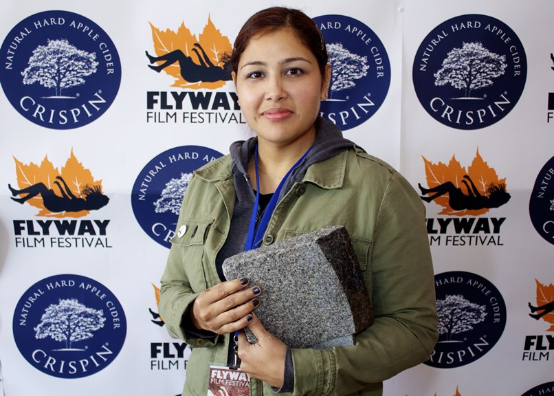 Sometimes REALLY crazy things happen at film festivals: Winning an award at the Flyway Film Festival 2012