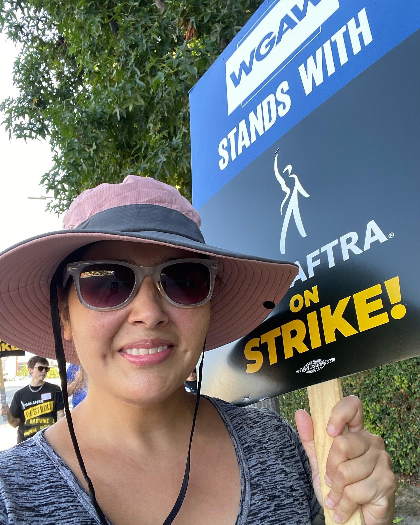 You didn&rsquo;t think we were done, did you? Not until @sagaftra has a deal too!

WGA supports SAG-AFTRA!

#sagaftrastrong #sagaftrastrike #wgastrong