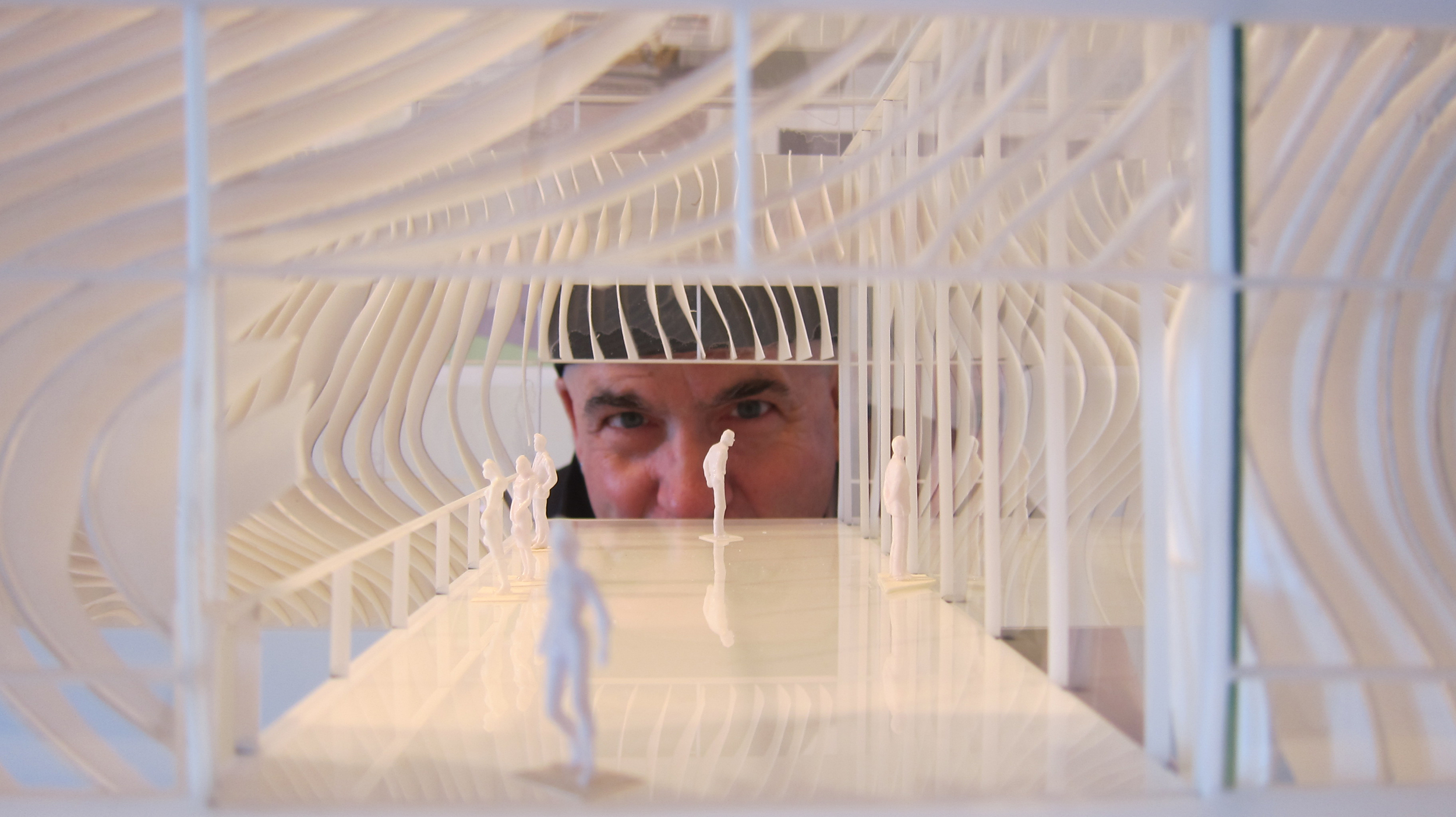 integrated sculptures design by Gordon Huether