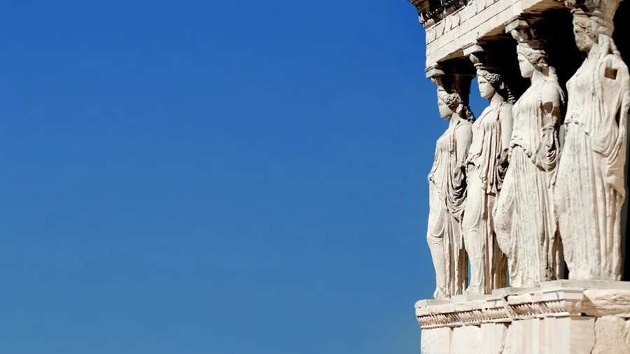 L'Acròpolis d'Atenes amb l'imponent Partenó 