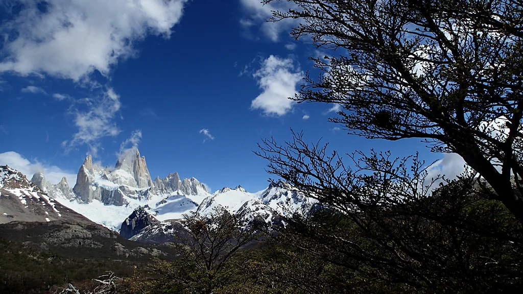 El Fitz Roy. Situat al límit fronterer entre Xile i Argentina, a la zona de la Patagònia