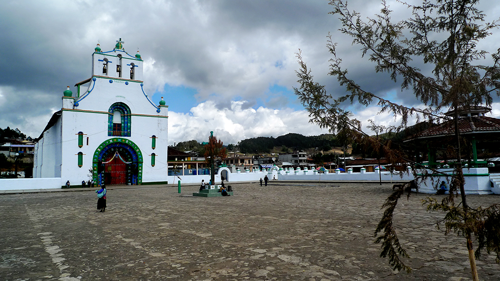 L'ésglésia de San Juan Chamula, situat a l'estat de Chiapas