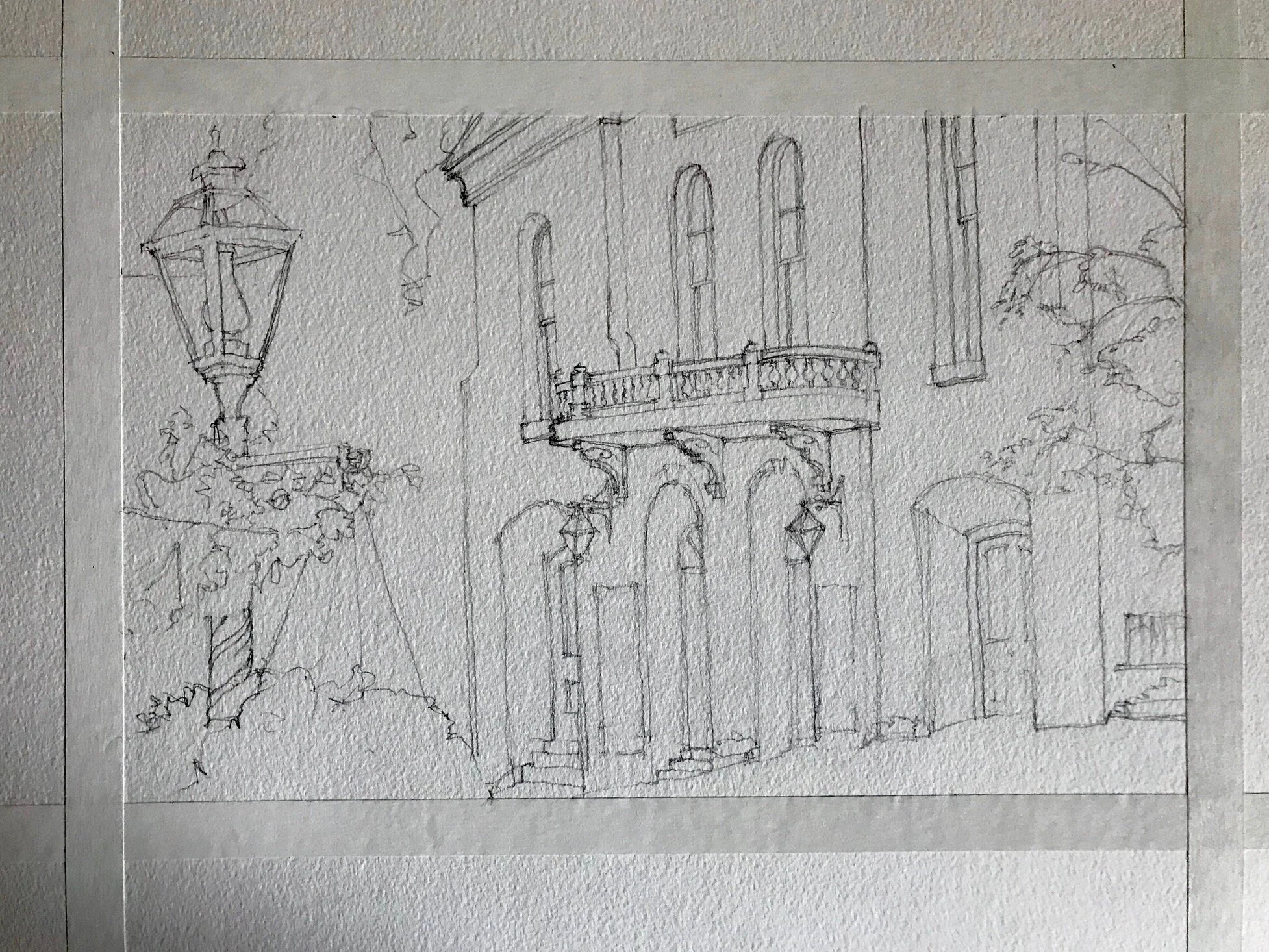 Doing it in Public!  Plein-air Central City