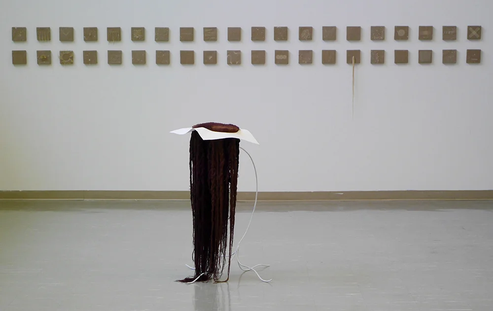 Installation view of Knotwork and Thread Vocabulary
