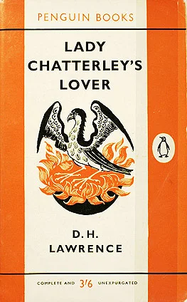 Penguin's 1960 paperback edition of Lady Chatterley's Lover .