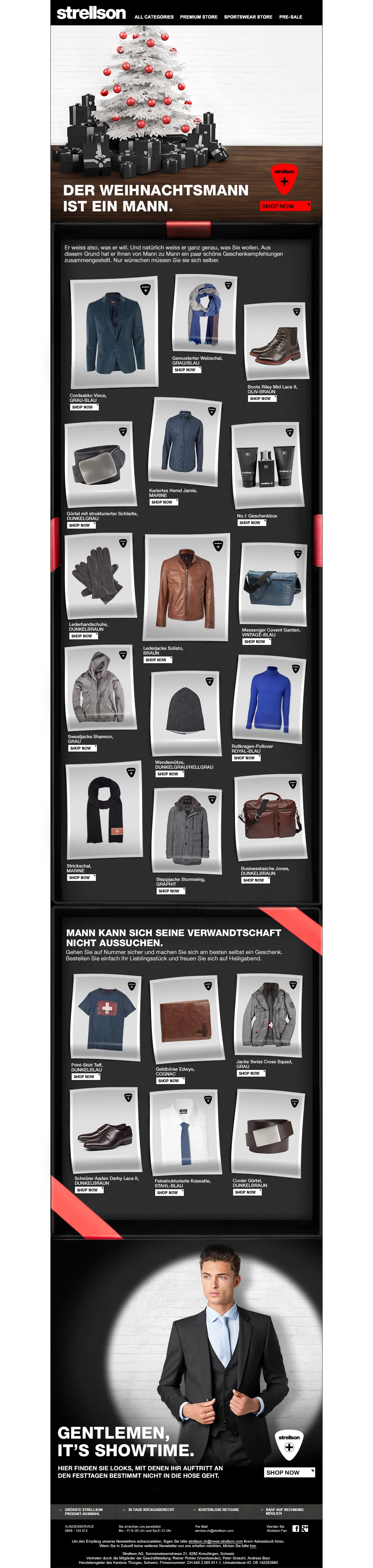 Strellson Newsletter