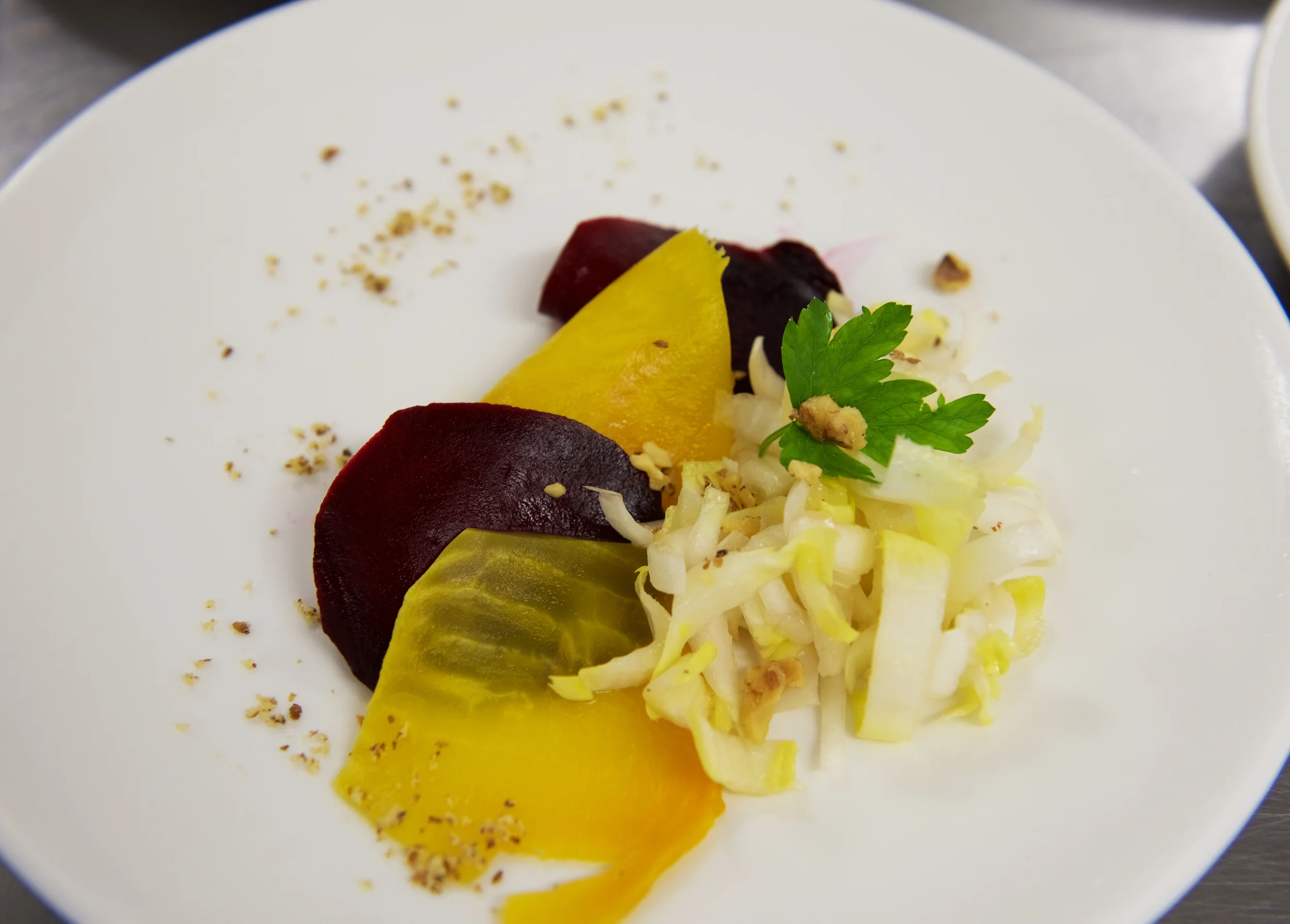 Roasted beet salad, Wild Game Dinner