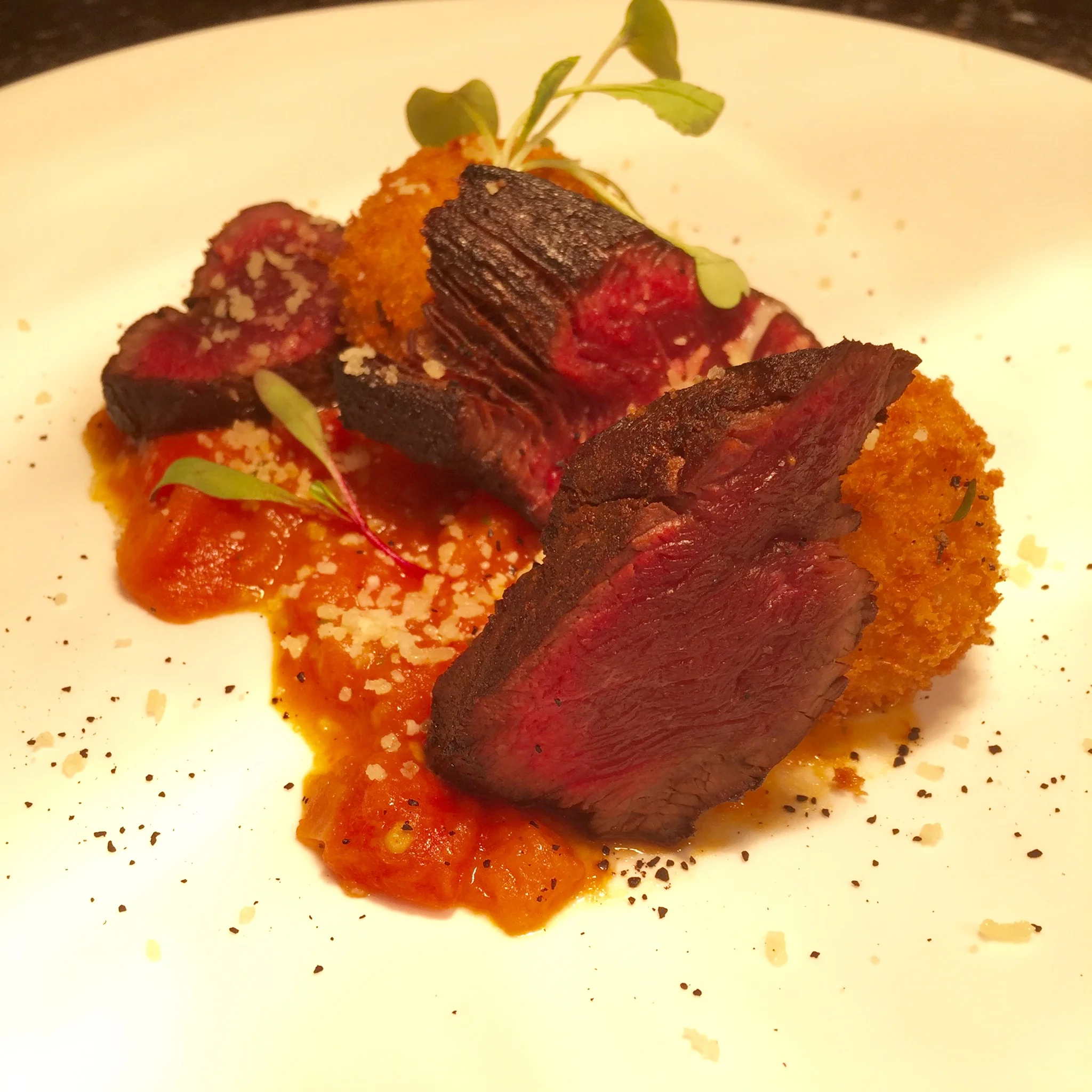 Bison Tenderloin. Wild Game Dinner