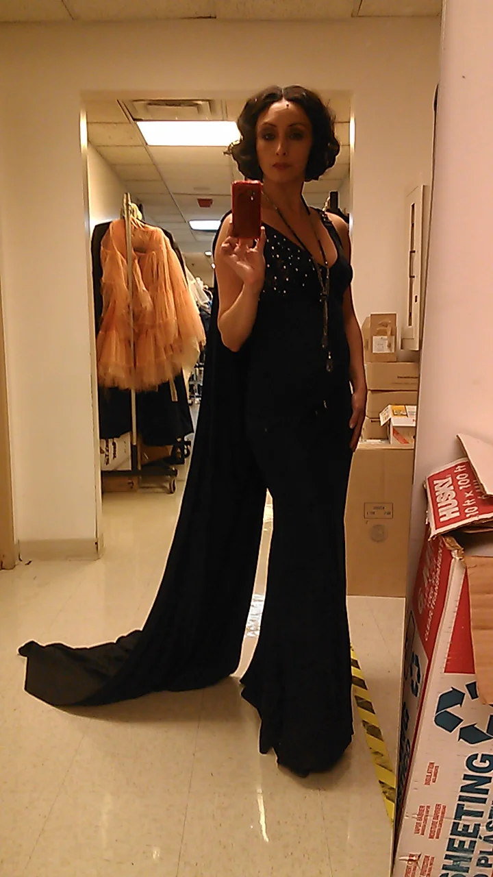 backstage at Measure Mariana in Measure For Measure Shakespeare Theatre