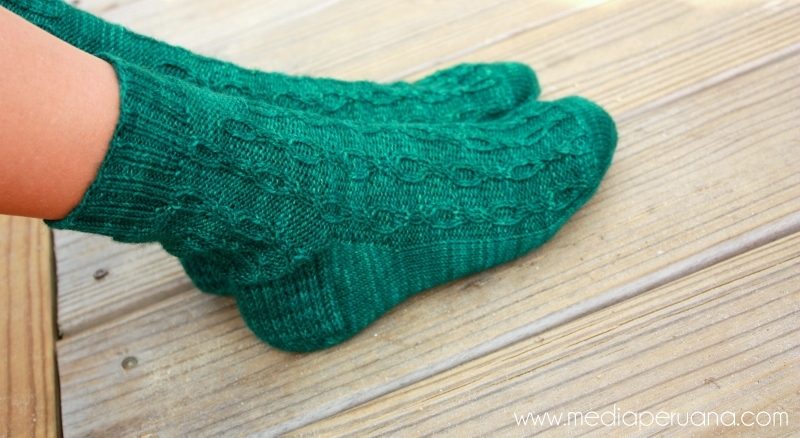 Pisac sock knitting pattern by Kristen Jancuk, MediaPeruana Designs