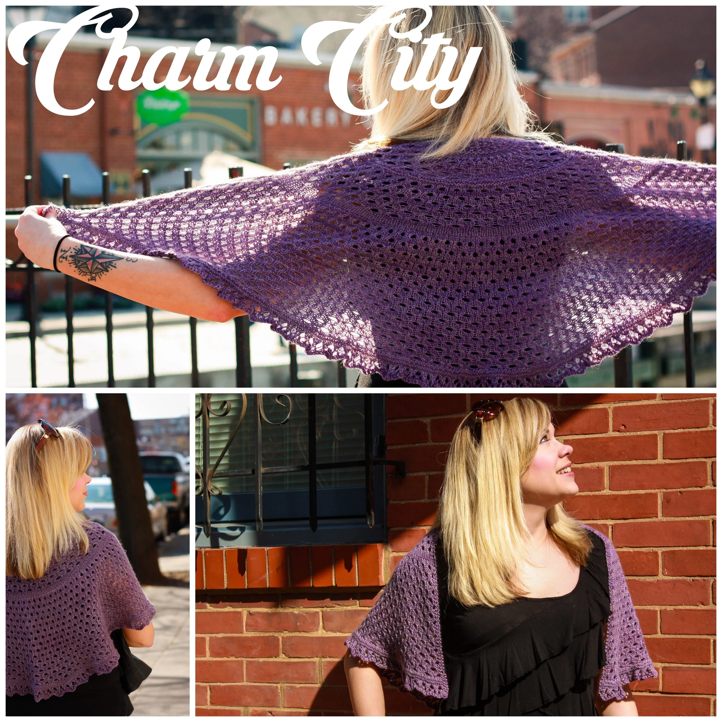Pattern Debut: Charm City Shawlette