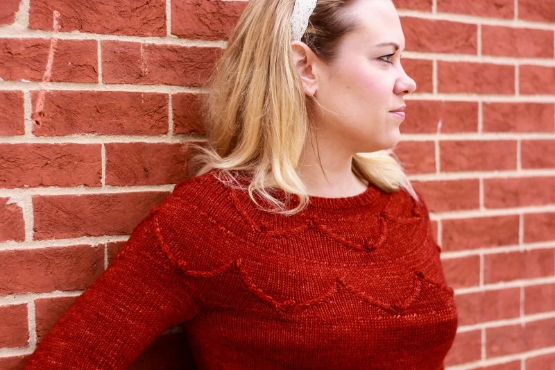 Thirty-fourth Street sweater knitting pattern