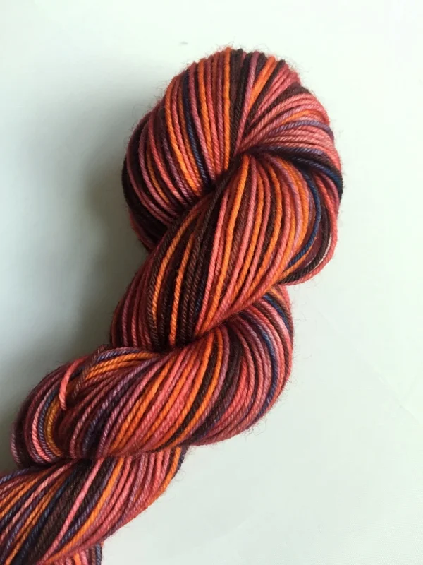 Experiment: Over-dyeing Self-striping Yarn