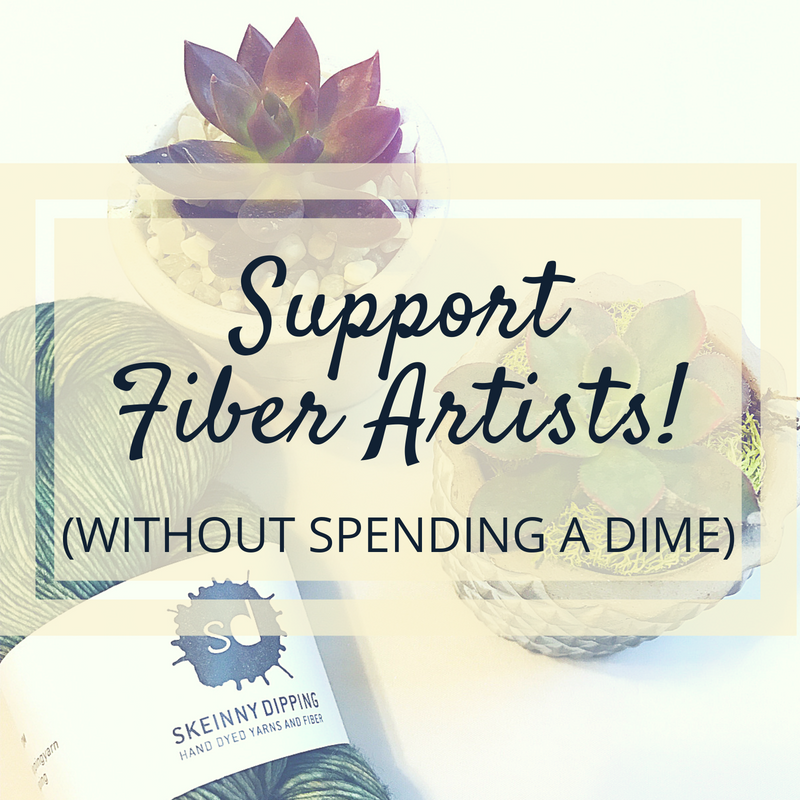 Support your favorite fiber artists--without spending a dime!