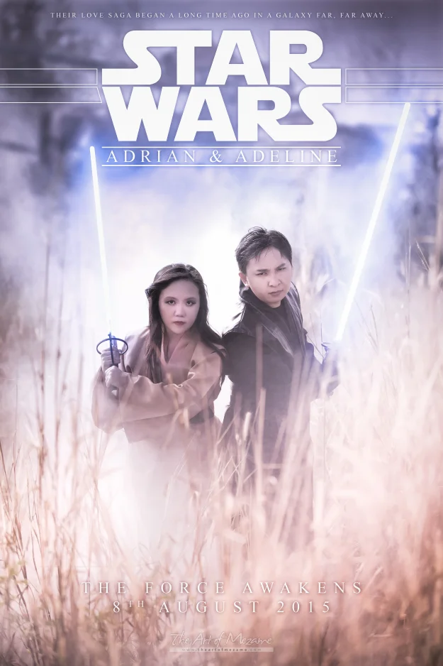 Awesome Star WarsThemed Pre-Wedding Photo Shoot