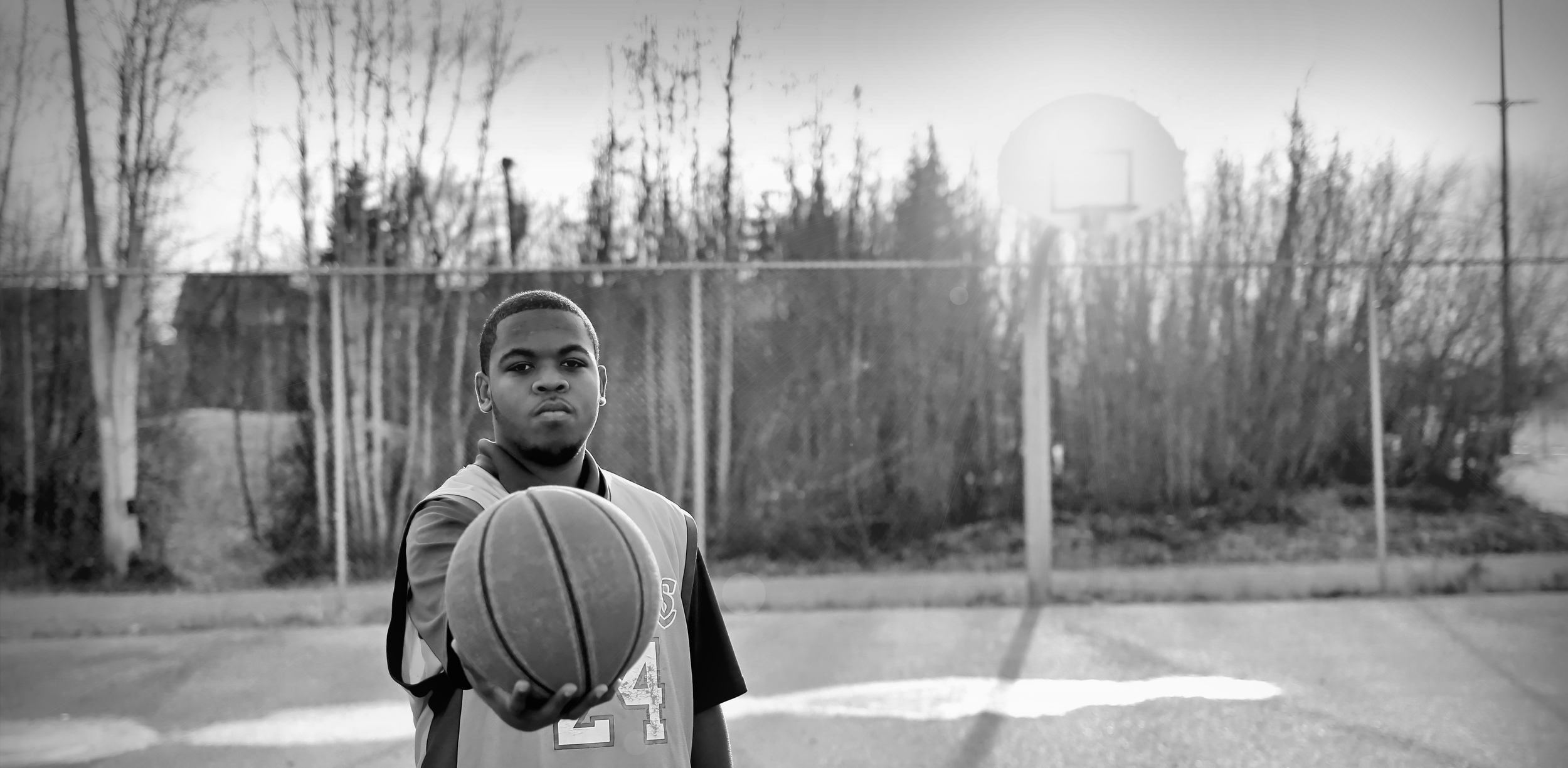 senior portraiture, basketball 