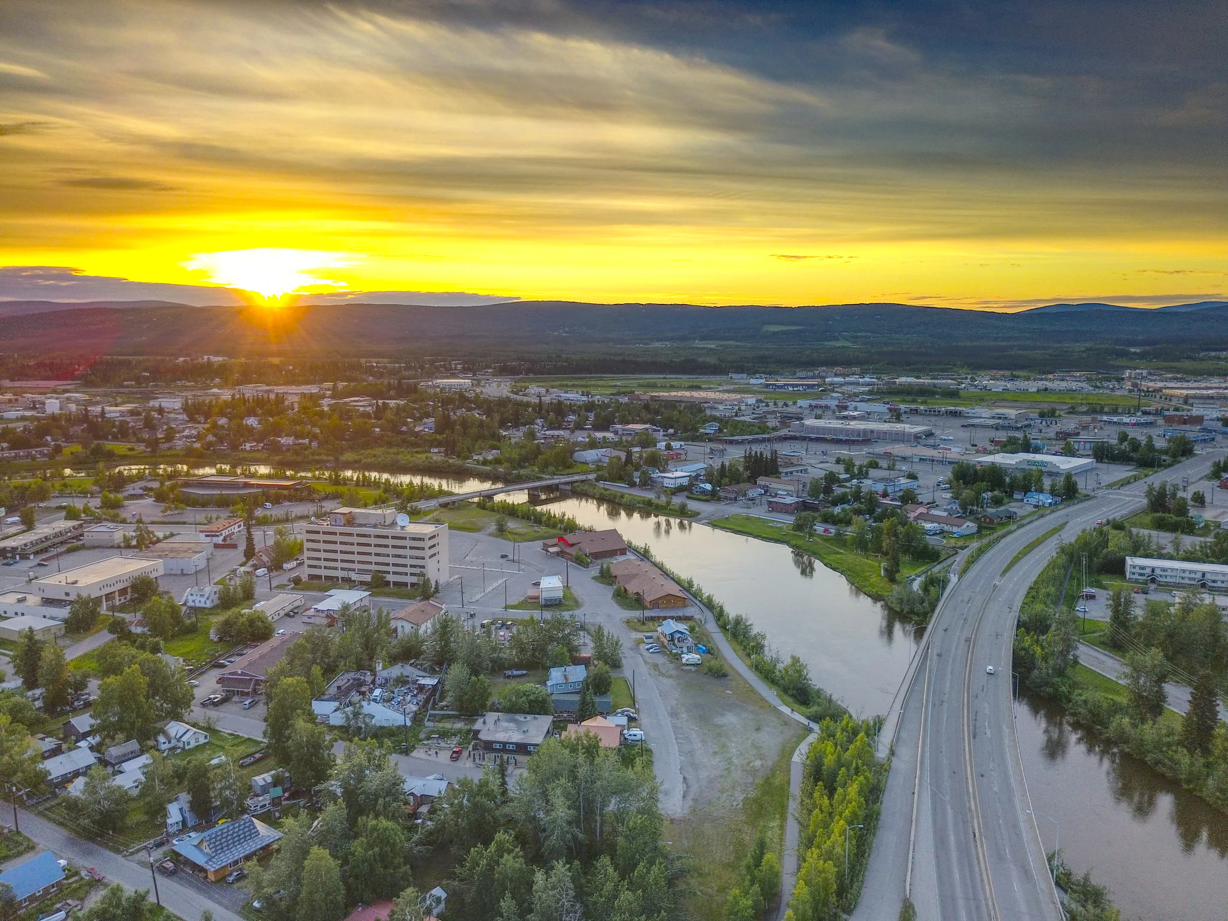  Midnight Sunset Fairbanks Alaska