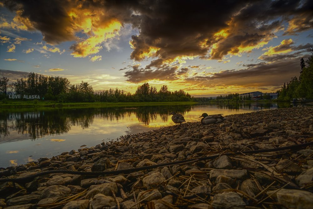 Love Fairbanks Alaska Sunrise 