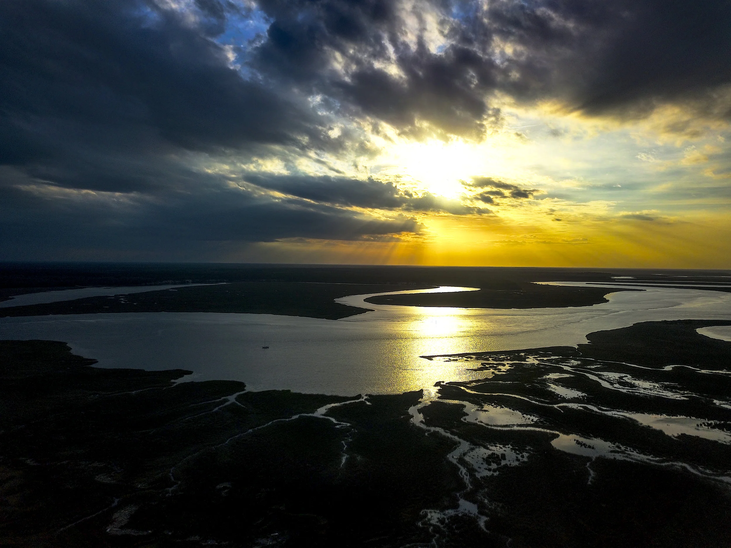 Golden Sunset St. Marys Georgia 