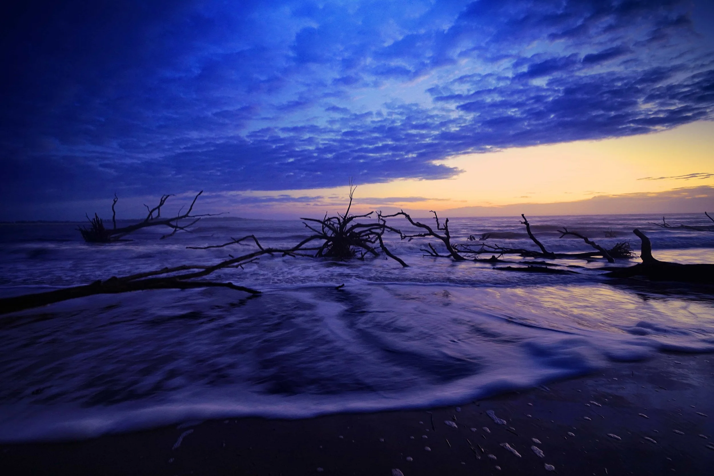  Boneyard Beach Sunrise-long exposure (Little Talbot)