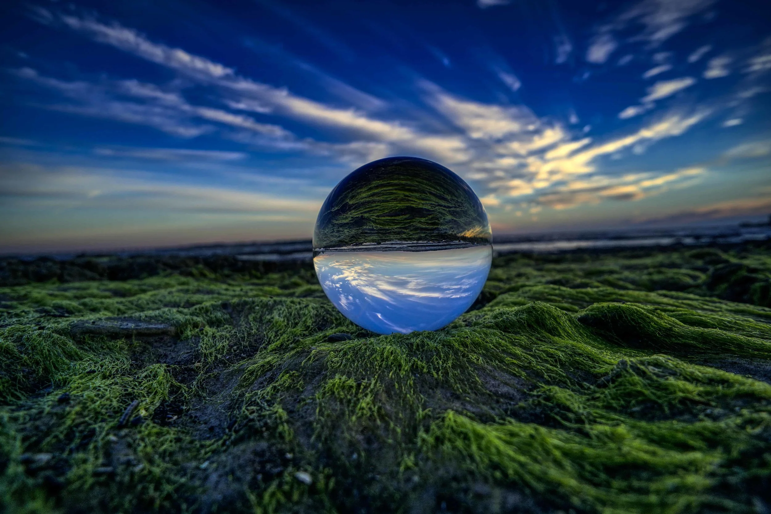 Little Talbot Lens-ball beach sunrise 