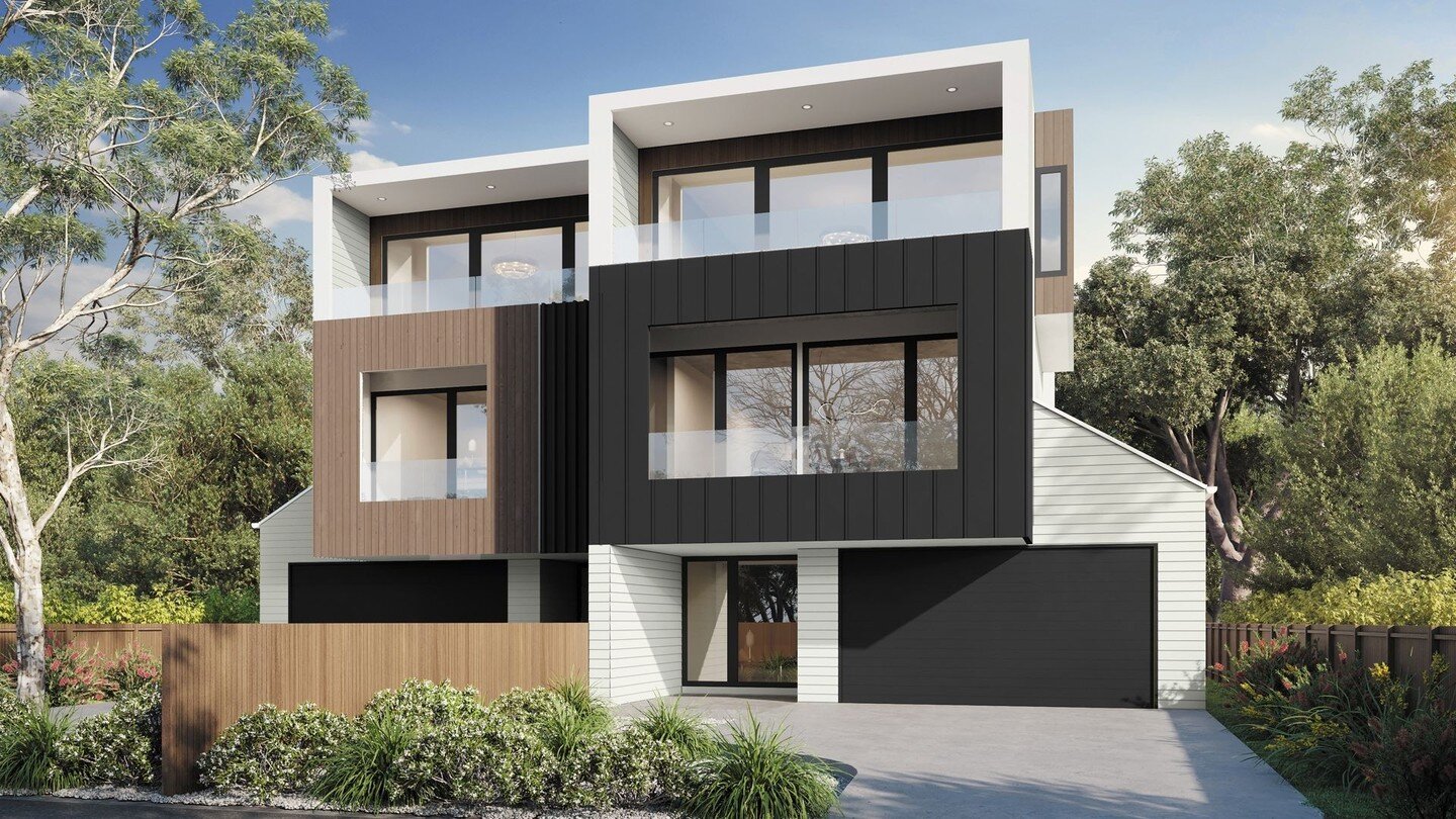 New luxury custom townhouses under construction in The Avenue, Ocean Grove. Check out @bellarineproperty for further details.
