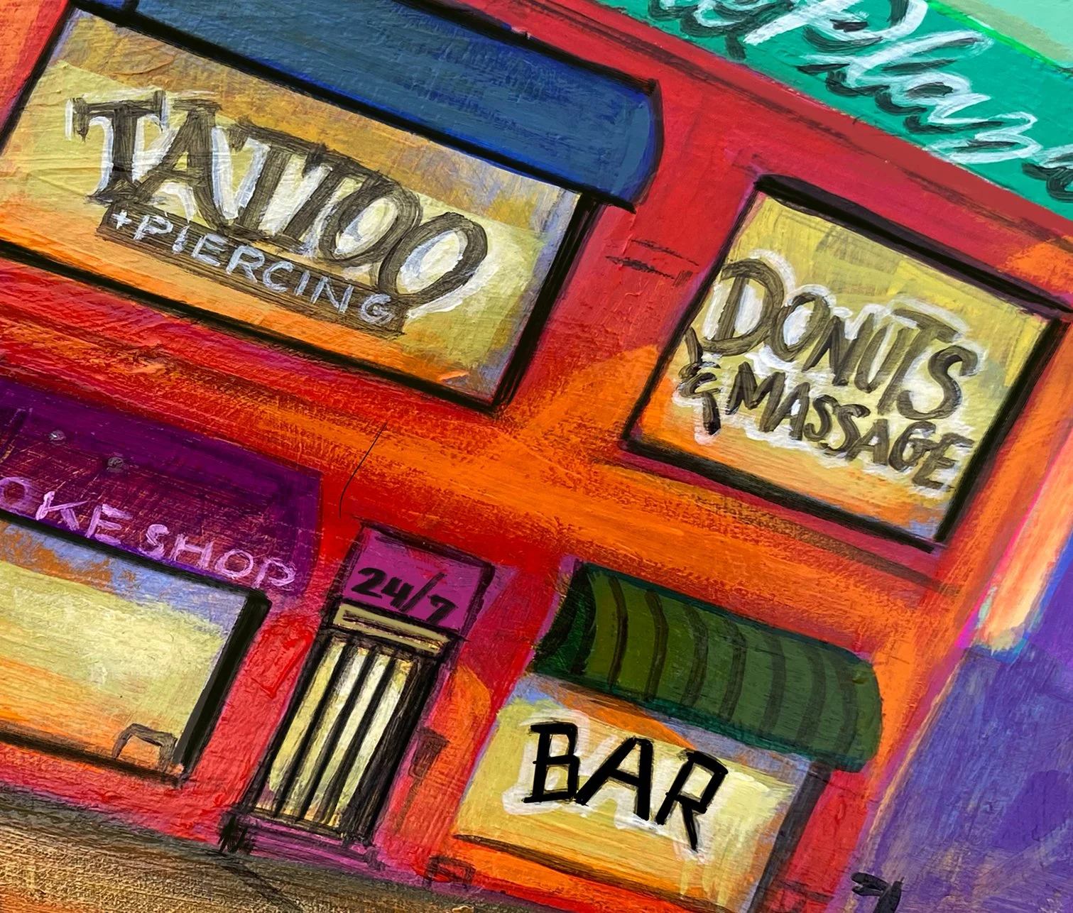 Pleasure Plaza II (12"x9" print)