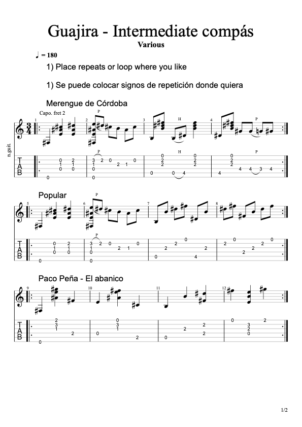 Guajira - Intermediate compás#1.png