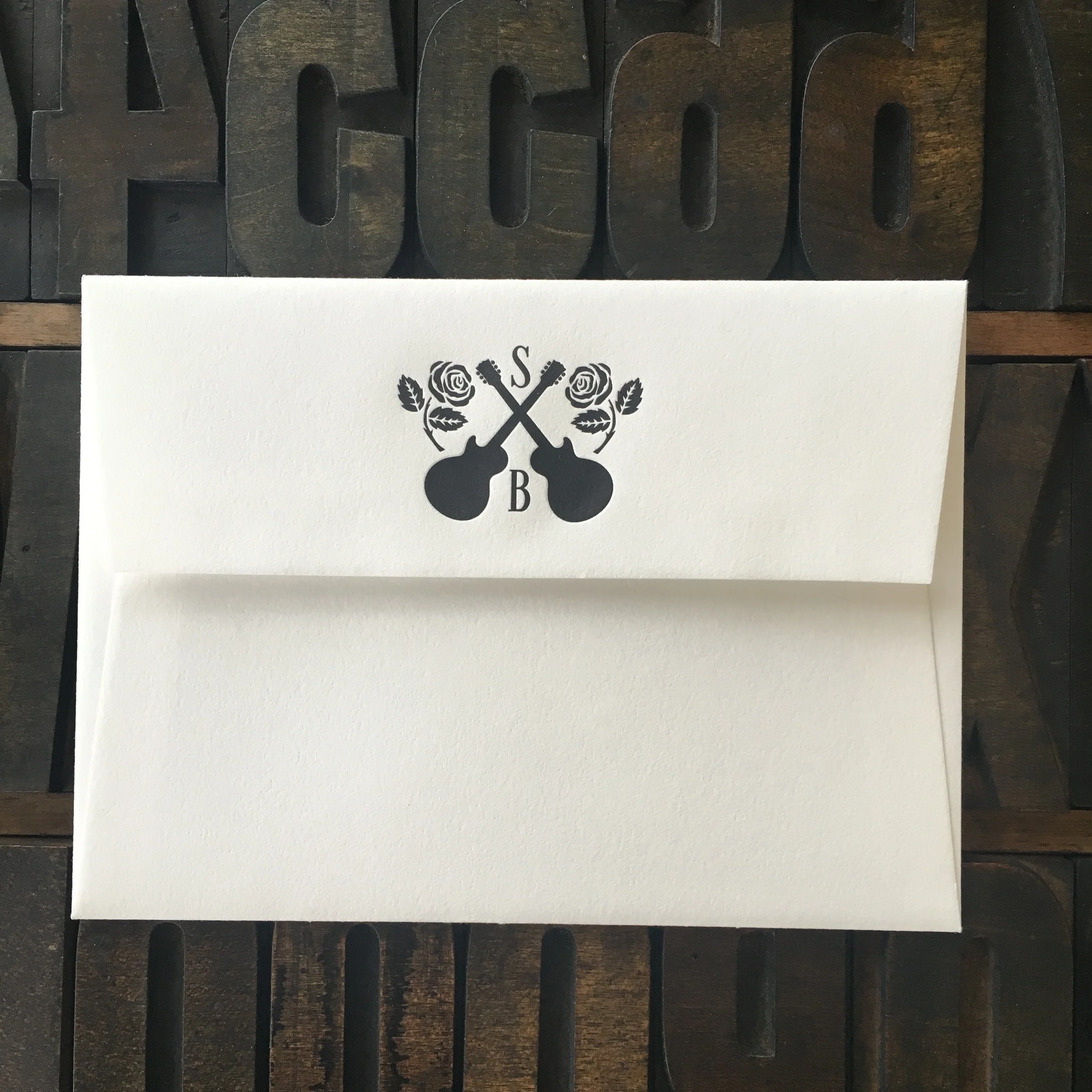 US A6, Letterpress Flap