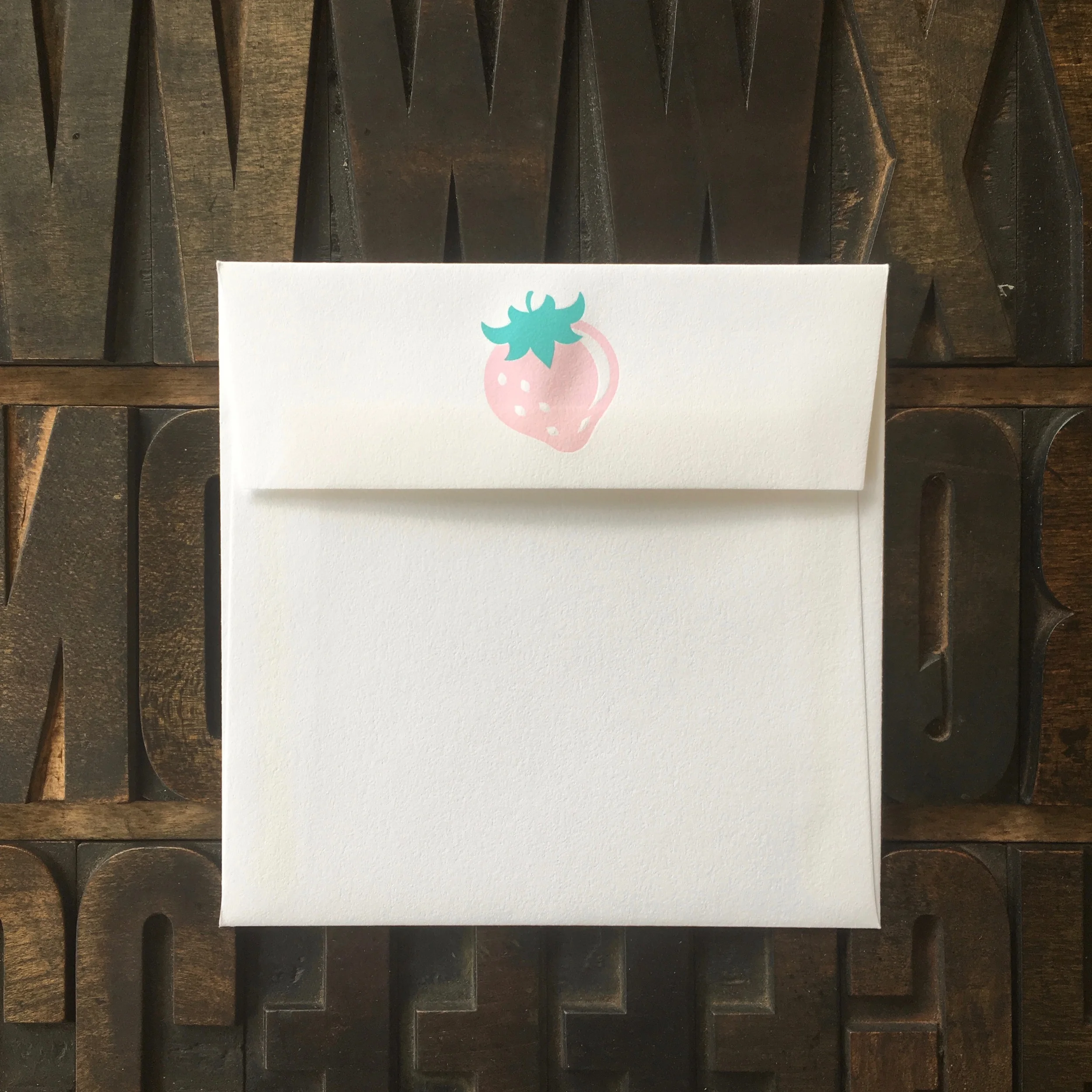 Small Square, Letterpress Flap