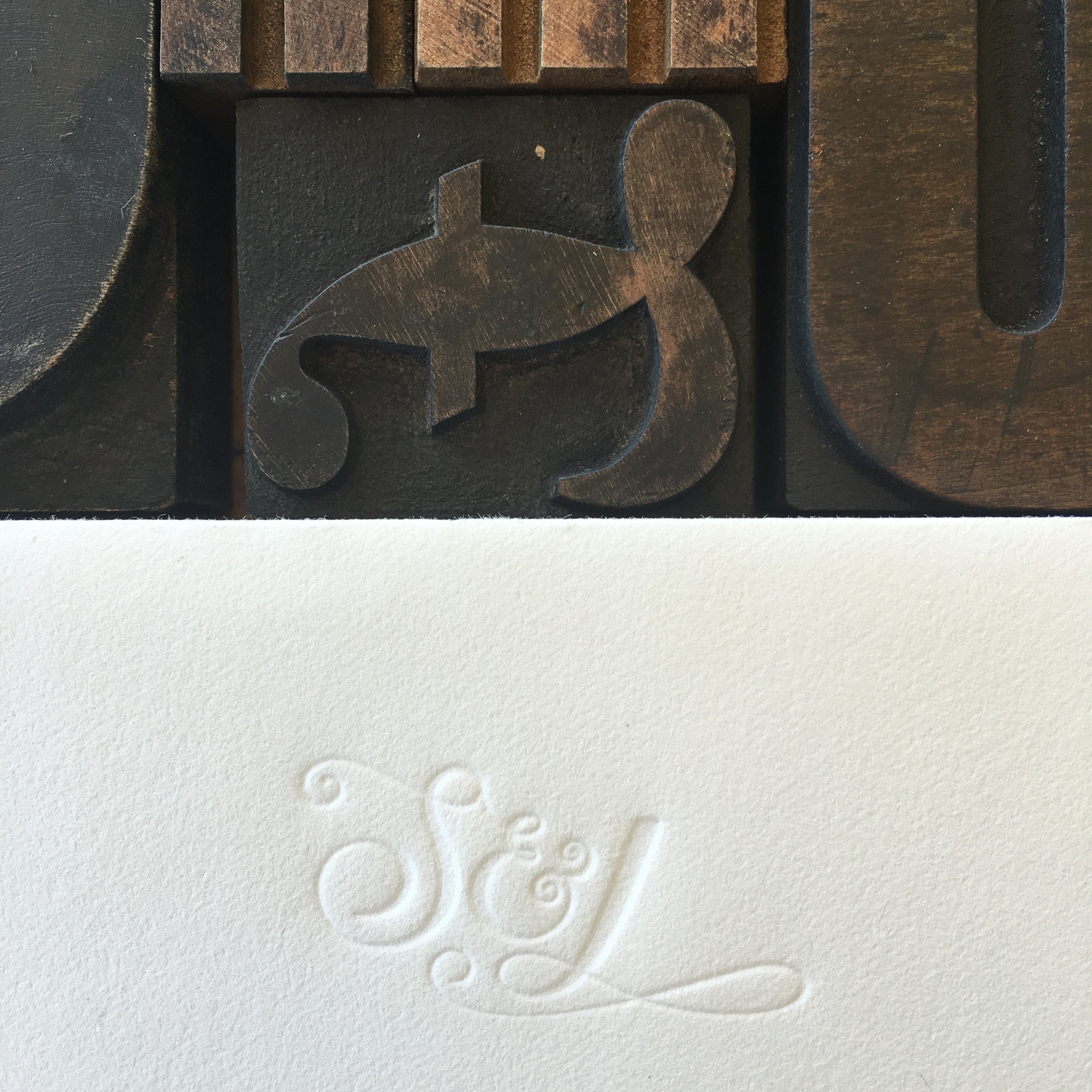 Blind Letterpress Flap