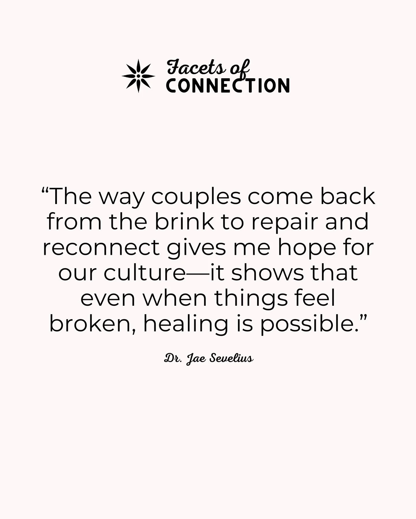 Even in our most fractured moments, transformation is possible. Every repaired relationship is a ripple of hope that can extend into families, communities, and beyond. 

💛 Watch the full conversation with Dr. Sevelius to see how Relational Life Ther