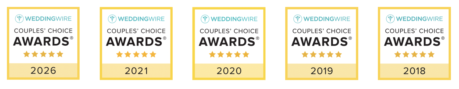 Wedding Wire Awards, Sarah Melissa Oswald