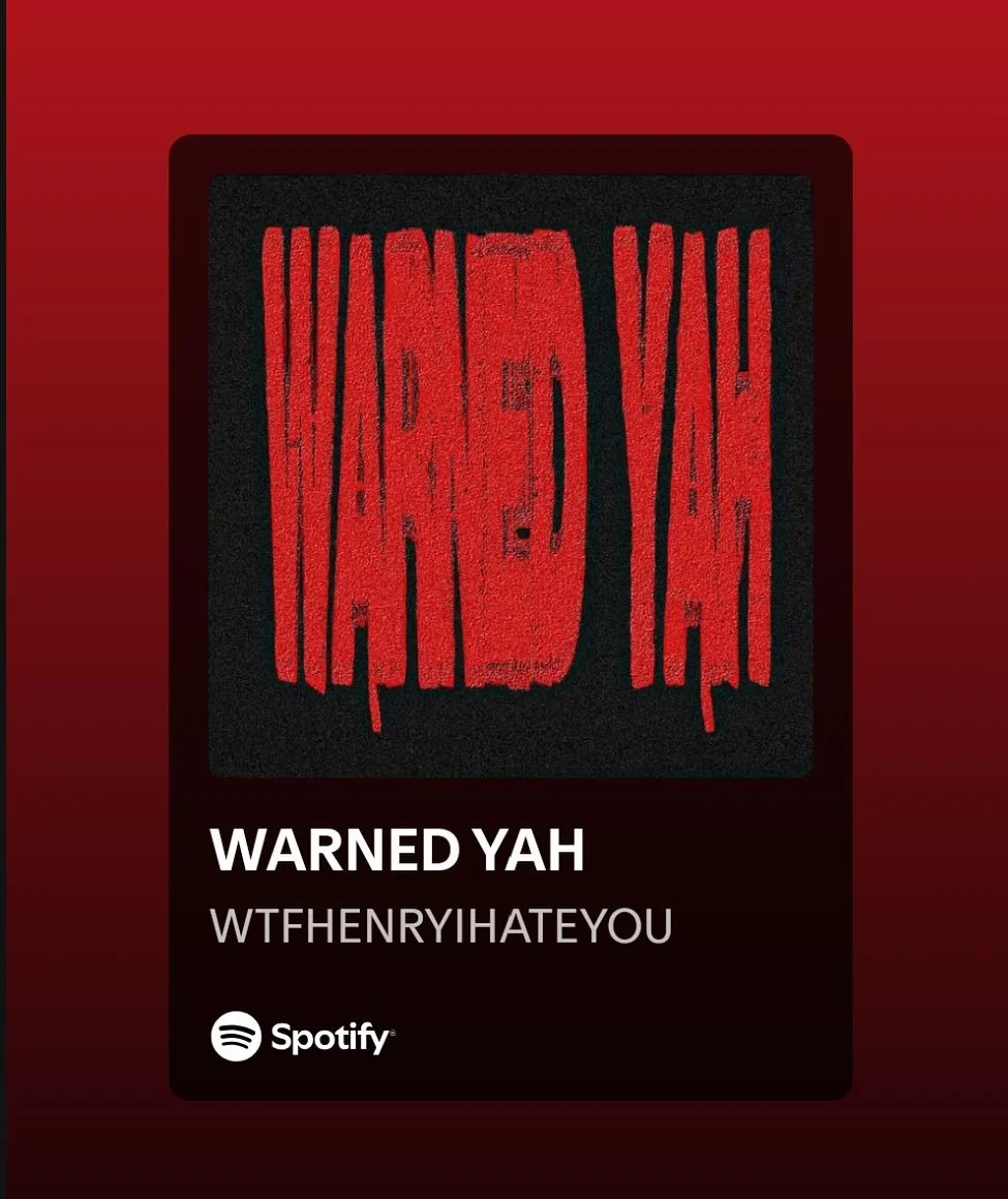 New @wtfhenryihateyou and @ayoalexis_ X @rdgmadethisone out on ALL Platforms NOW!!!&rsquo; Angels cover art by @grima.arts