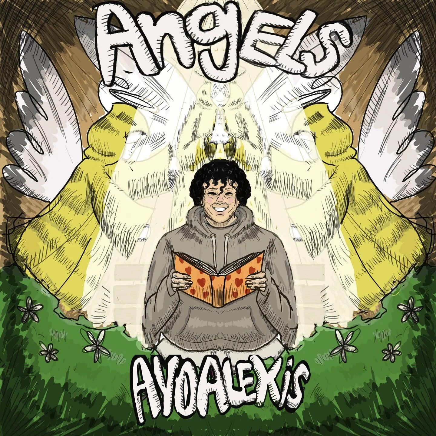 Angels by @ayoalexis_ X @rdgmadethisone out now! Take a listen on all platforms! Cover art by @grima.arts #newmusic #newmusicfridays