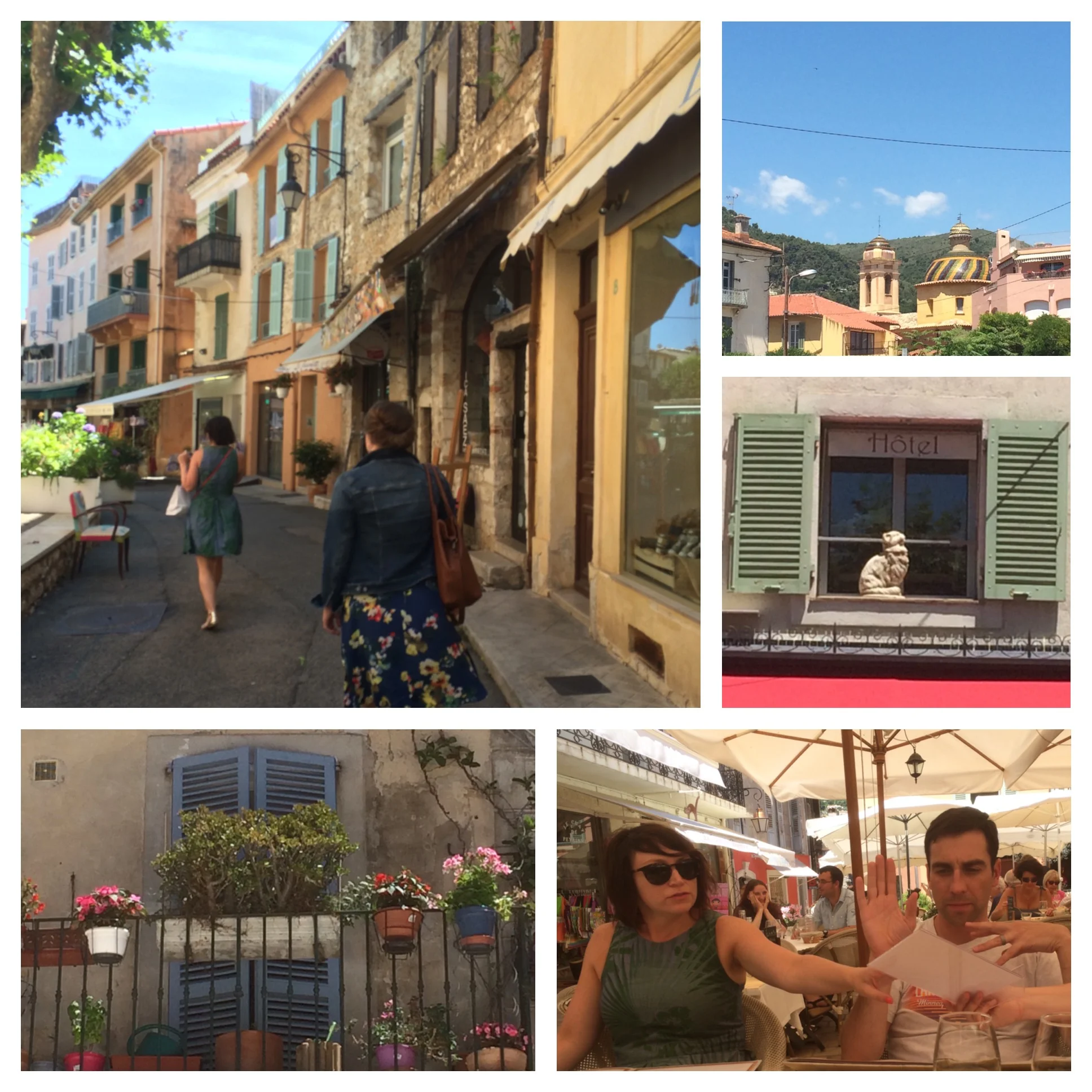 Lunching in Vence