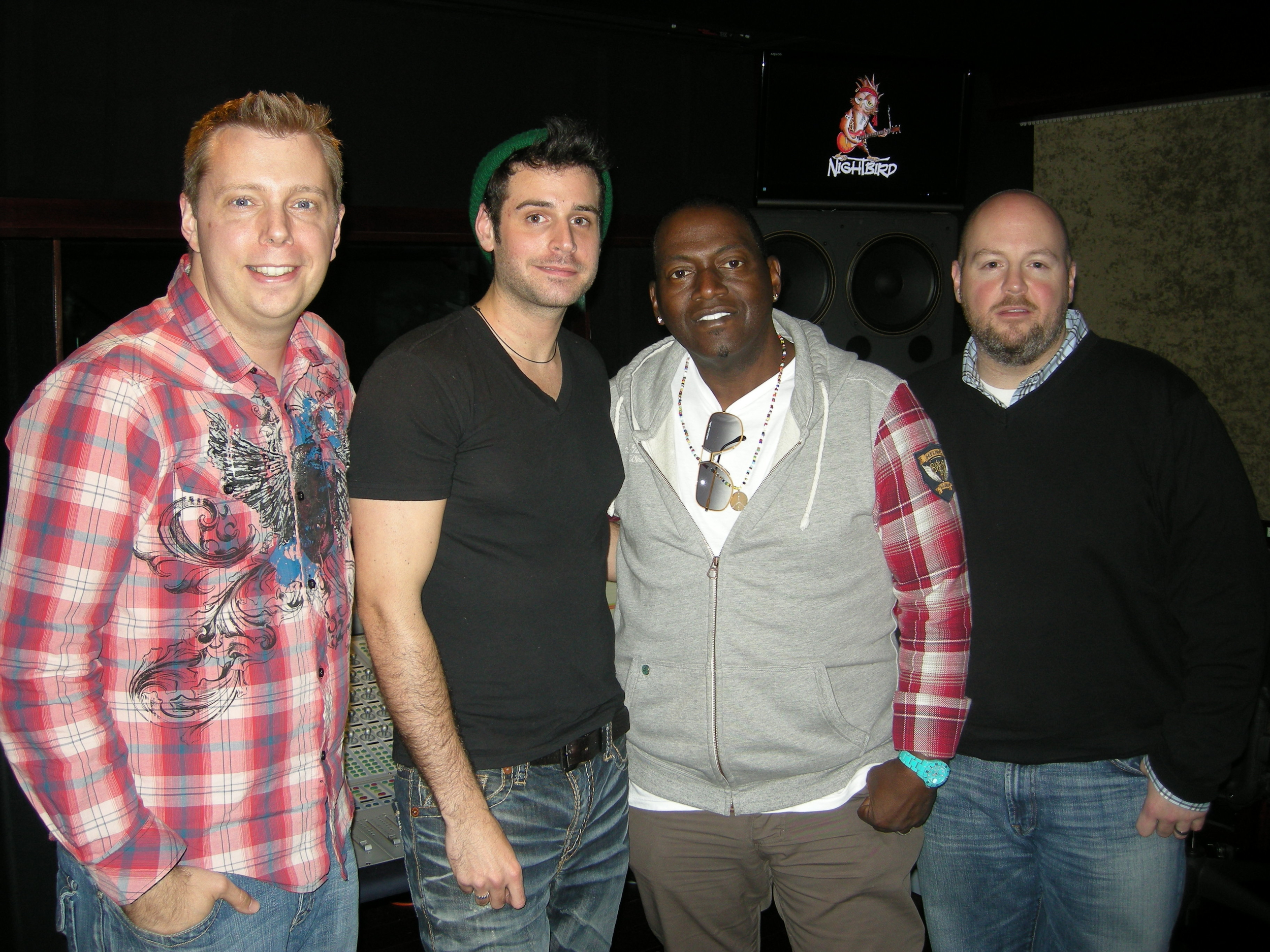 With Randy Jackson