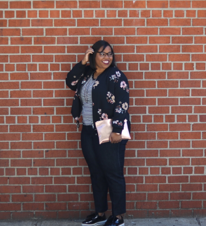 A little print mixing- can't go wrong with stripes & florals. 