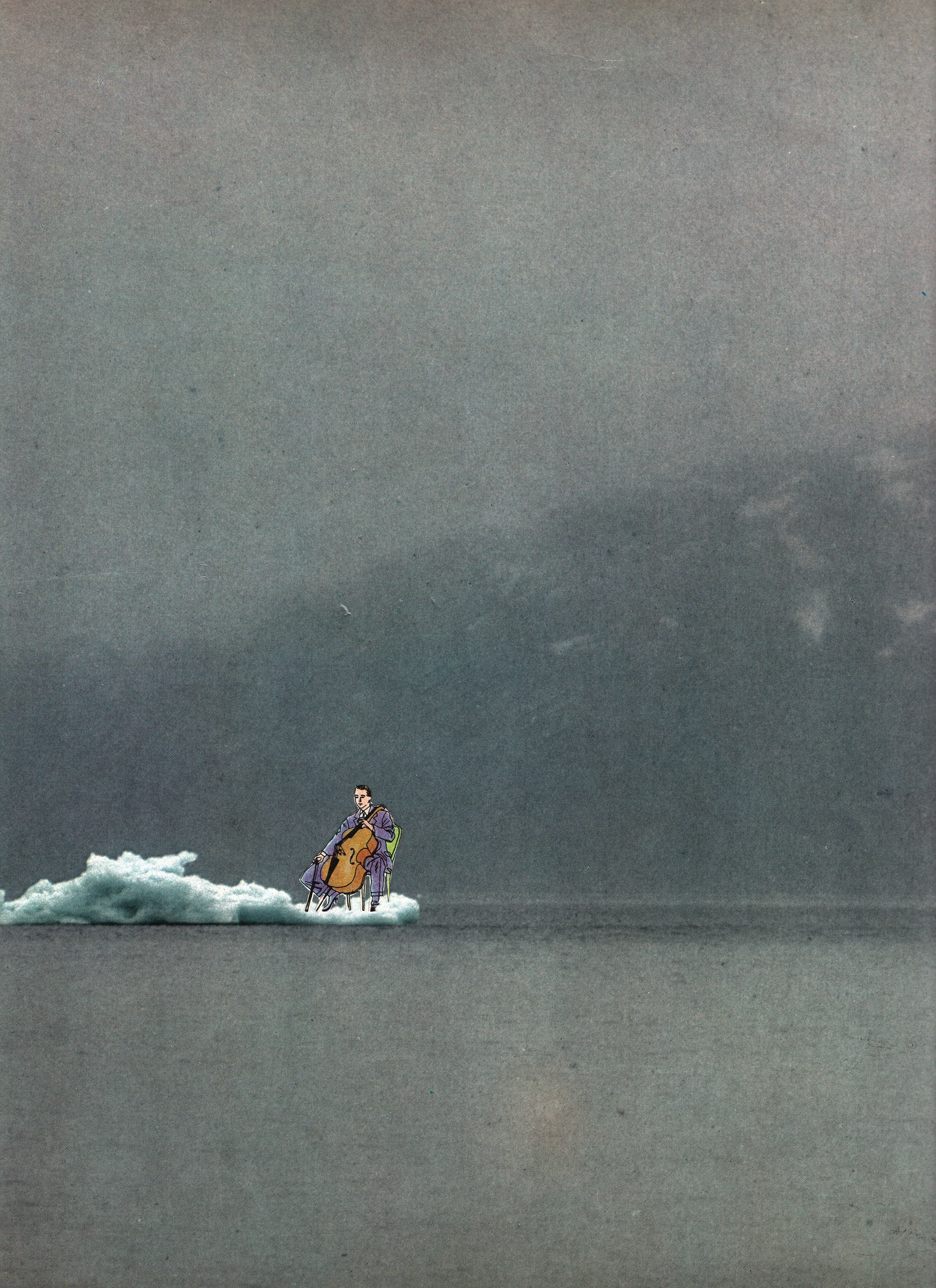 No Audience 2012 Collage 9.5 x 12 inches