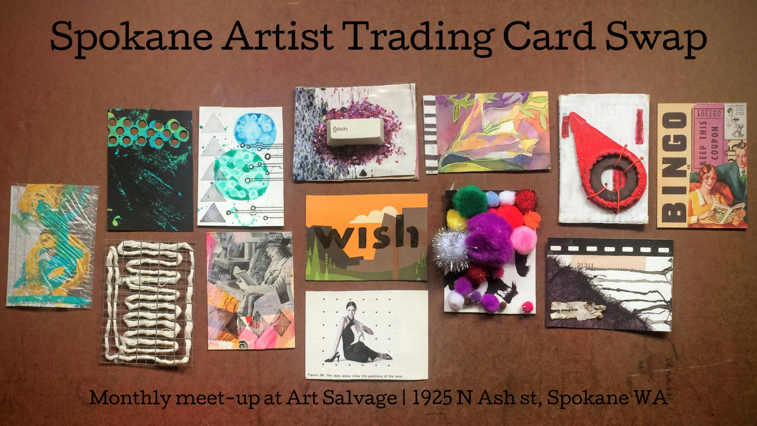 Spokane Artist Trading Card Swap — Art Salvage