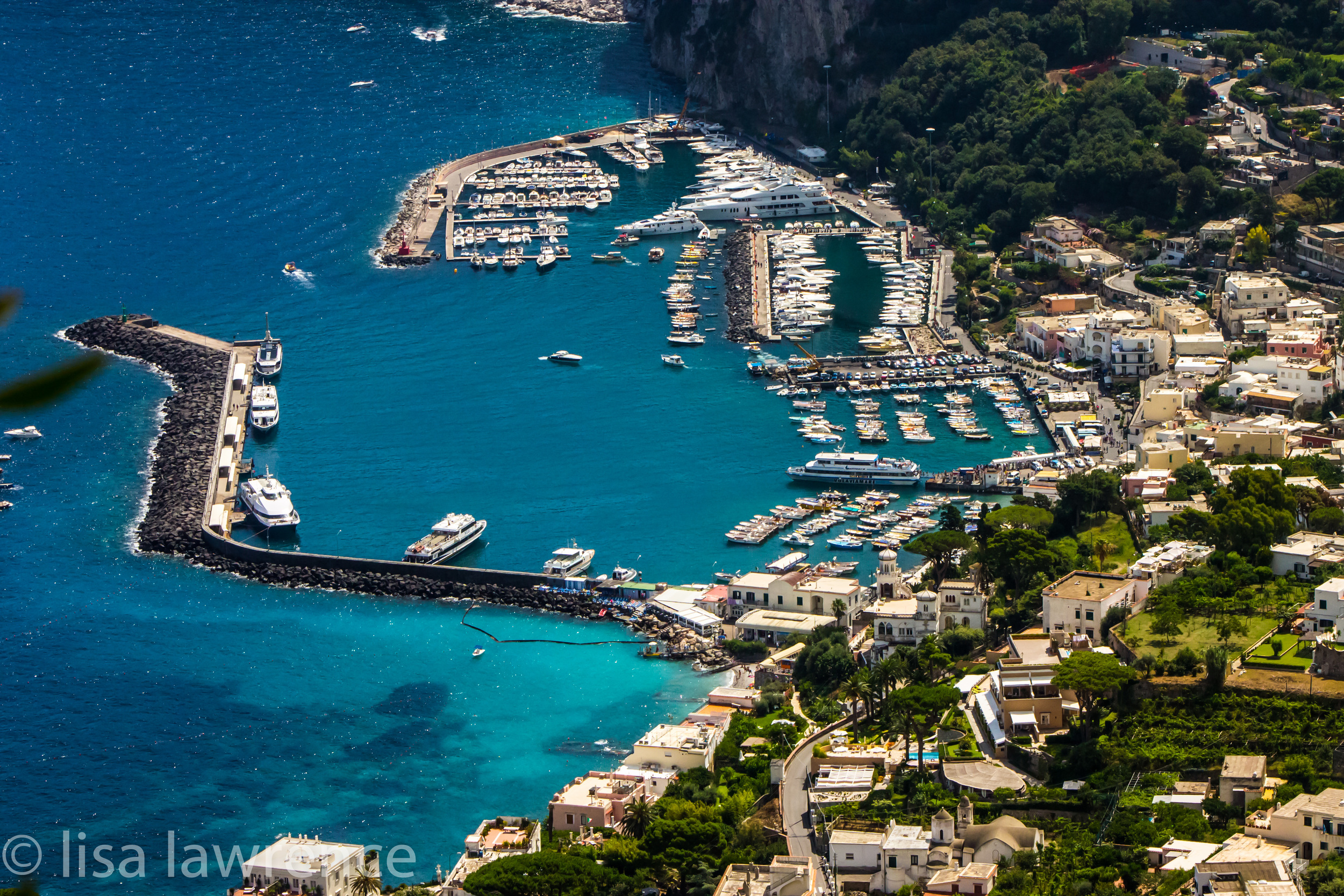 View of Capri from Ana Capri